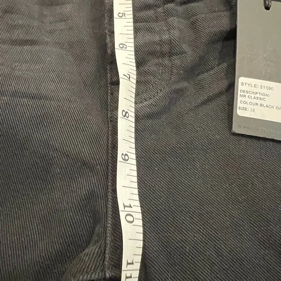 MAN X ONE TEASPOON Black Oak color Mr Classic Denim Size 32 Mens NWT